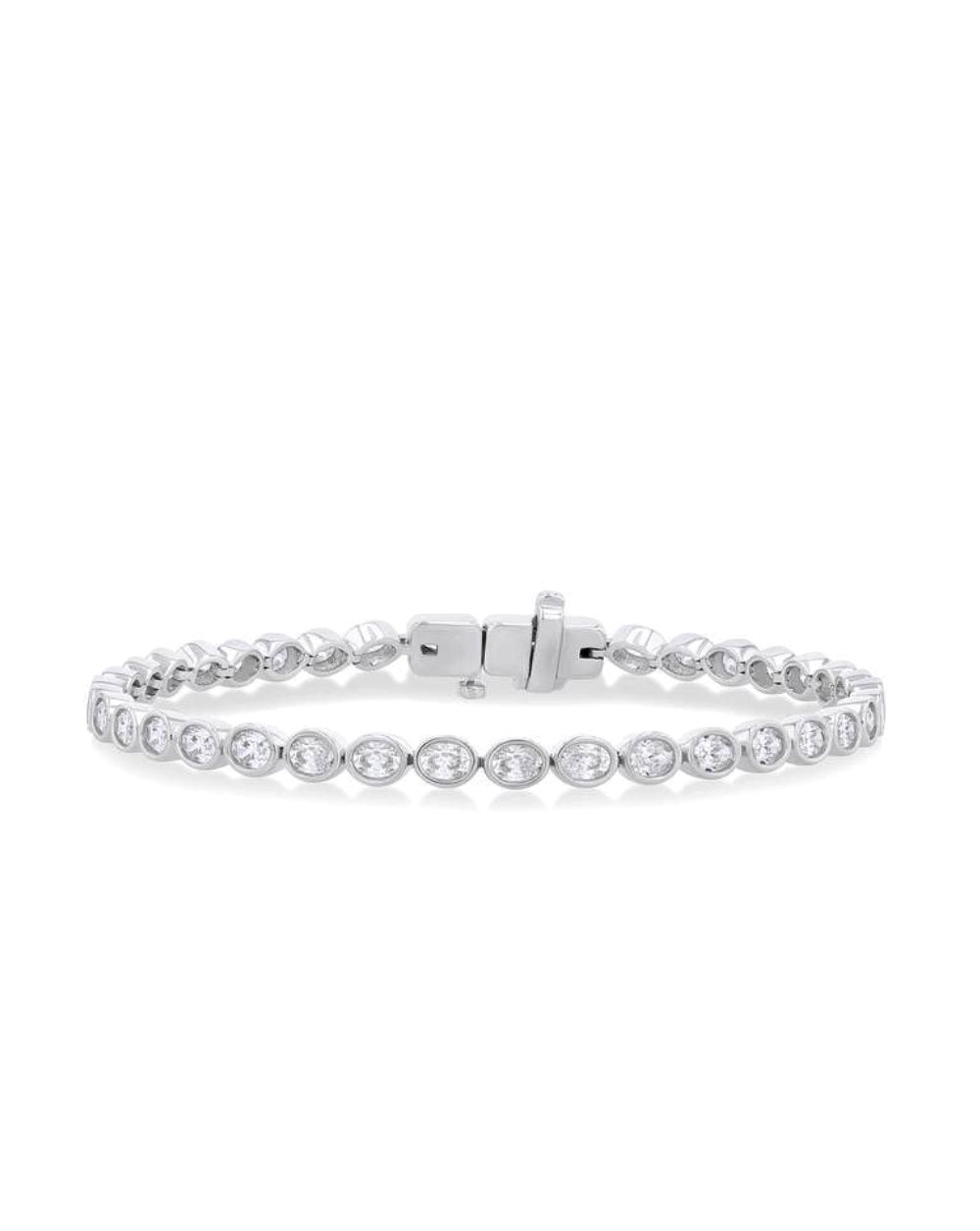 6 Carat Tennis Bracelet | Oval LAB Diamond