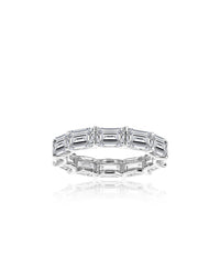 Eternity Band Ring | Emerald Cut 4.5 carats