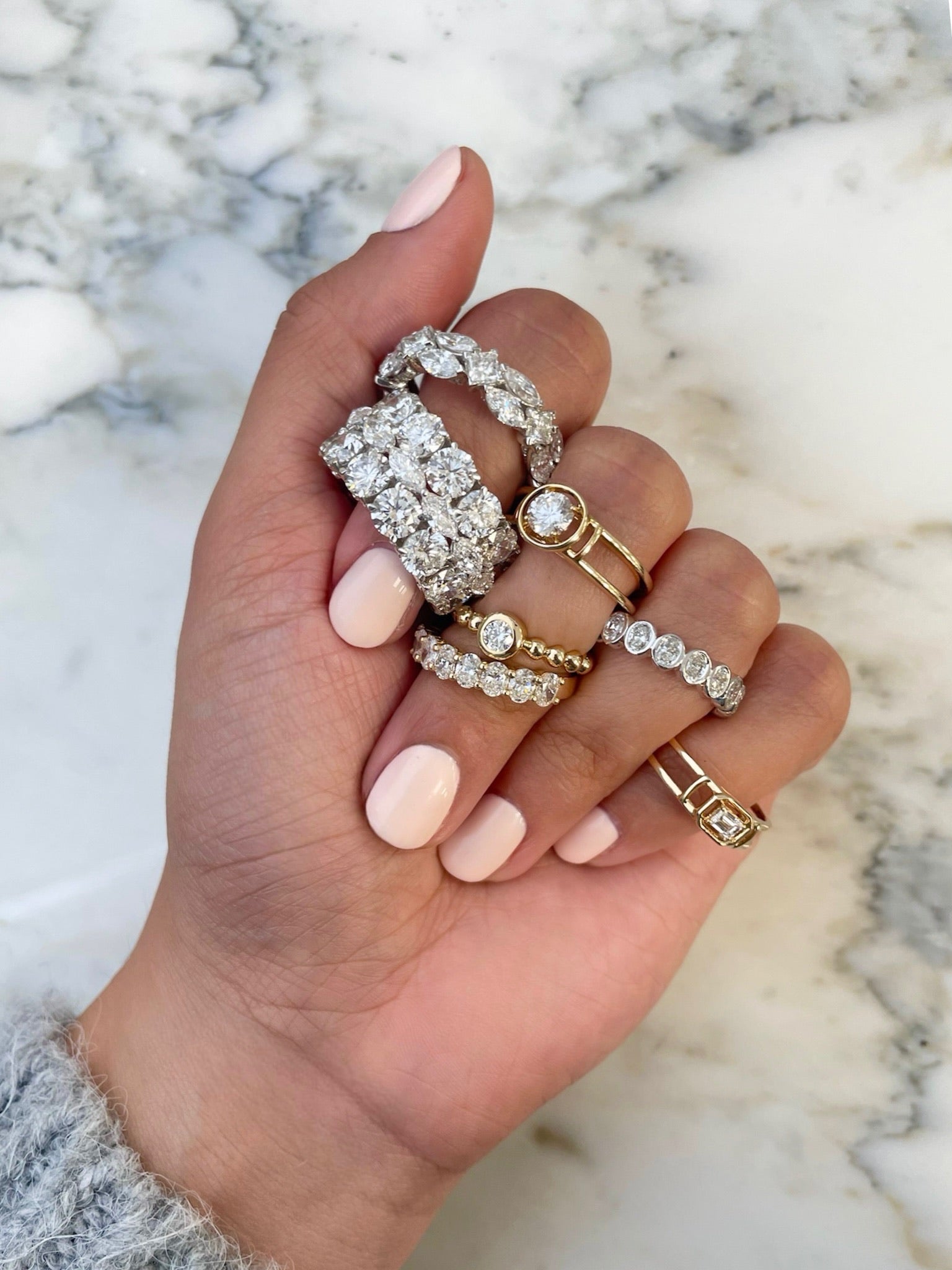 Round Double Band Ring | LAB Grown