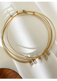 Round Cut Necklace Charm