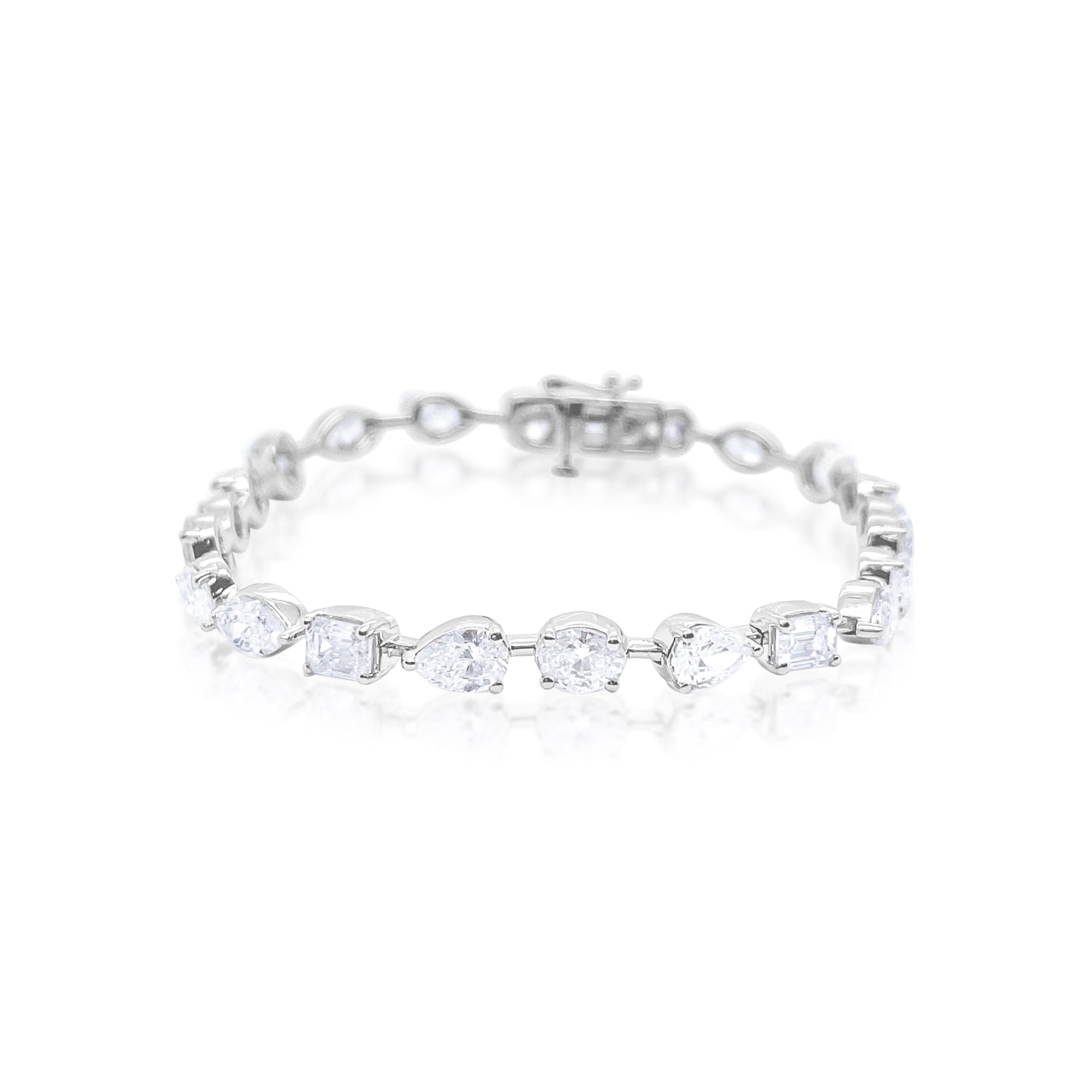 Multi-Stone Lab Tennis Bracelet