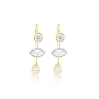 Multi-Shape Diamond Drop Earring | LAB Diamond