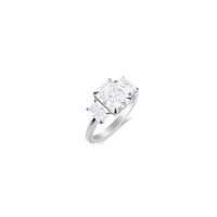 Lab Diamond Engagement Ring: Radiant