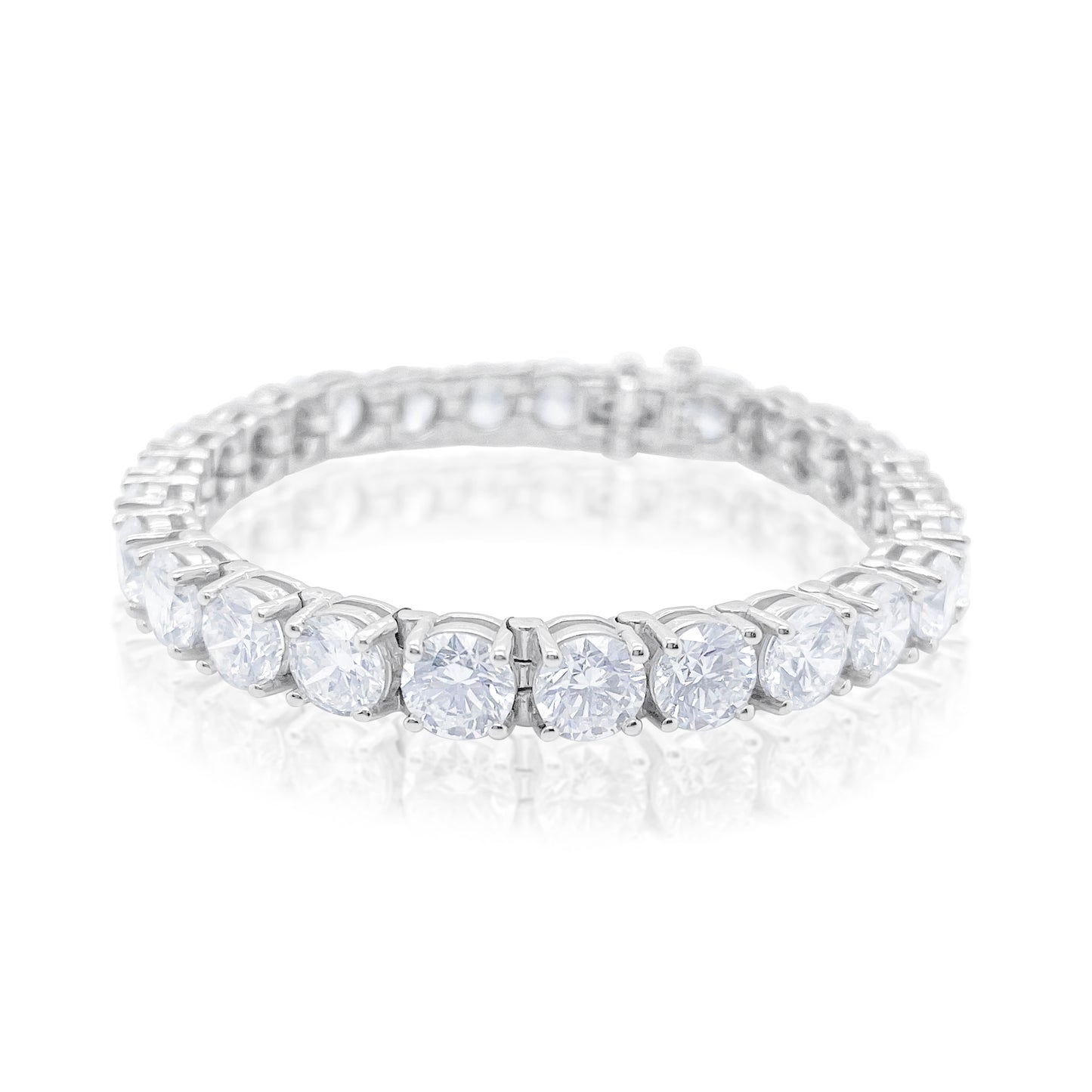 26 Carat Tennis Bracelet | Round LAB Diamond