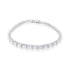 6.69 cts Oval Cut Tennis Bracelet