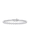 6 Carat Tennis Bracelet | Oval LAB Diamond