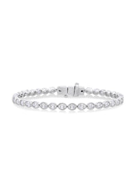 6 Carat Tennis Bracelet | Oval LAB Diamond