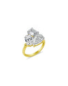 Mixed Cut Three Stone Ring | 3ct LAB Diamond