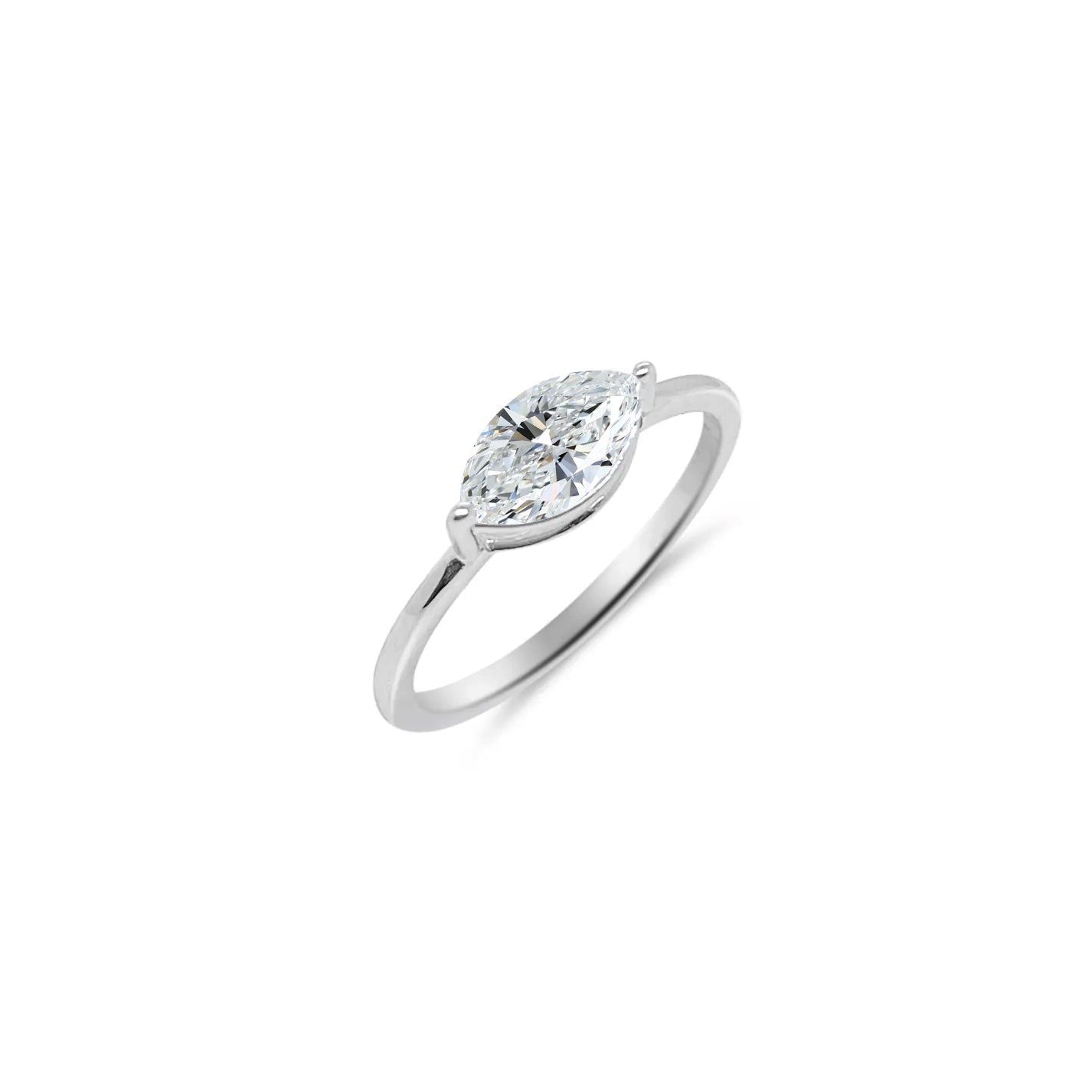 Marquise Cut Ring | 1ct LAB Diamond