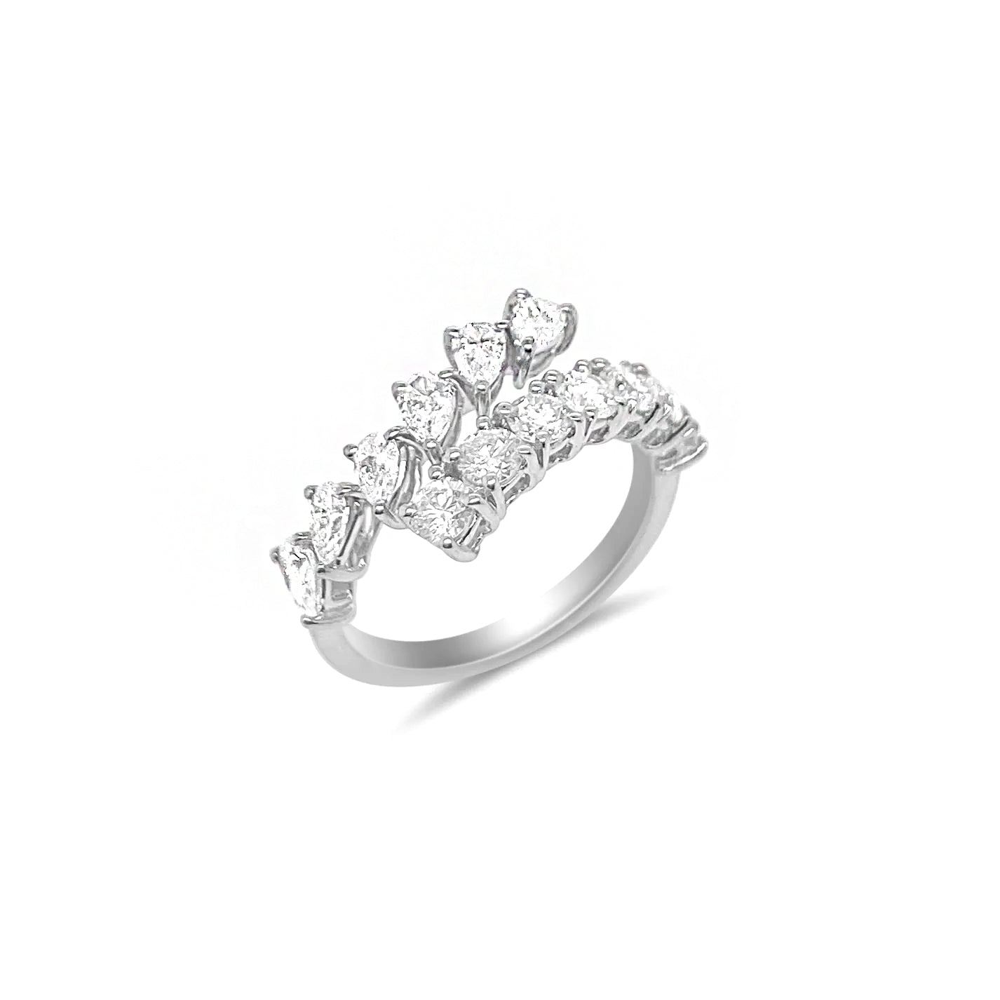 Twist Diamond Ring | 1.26ct LAB Diamond