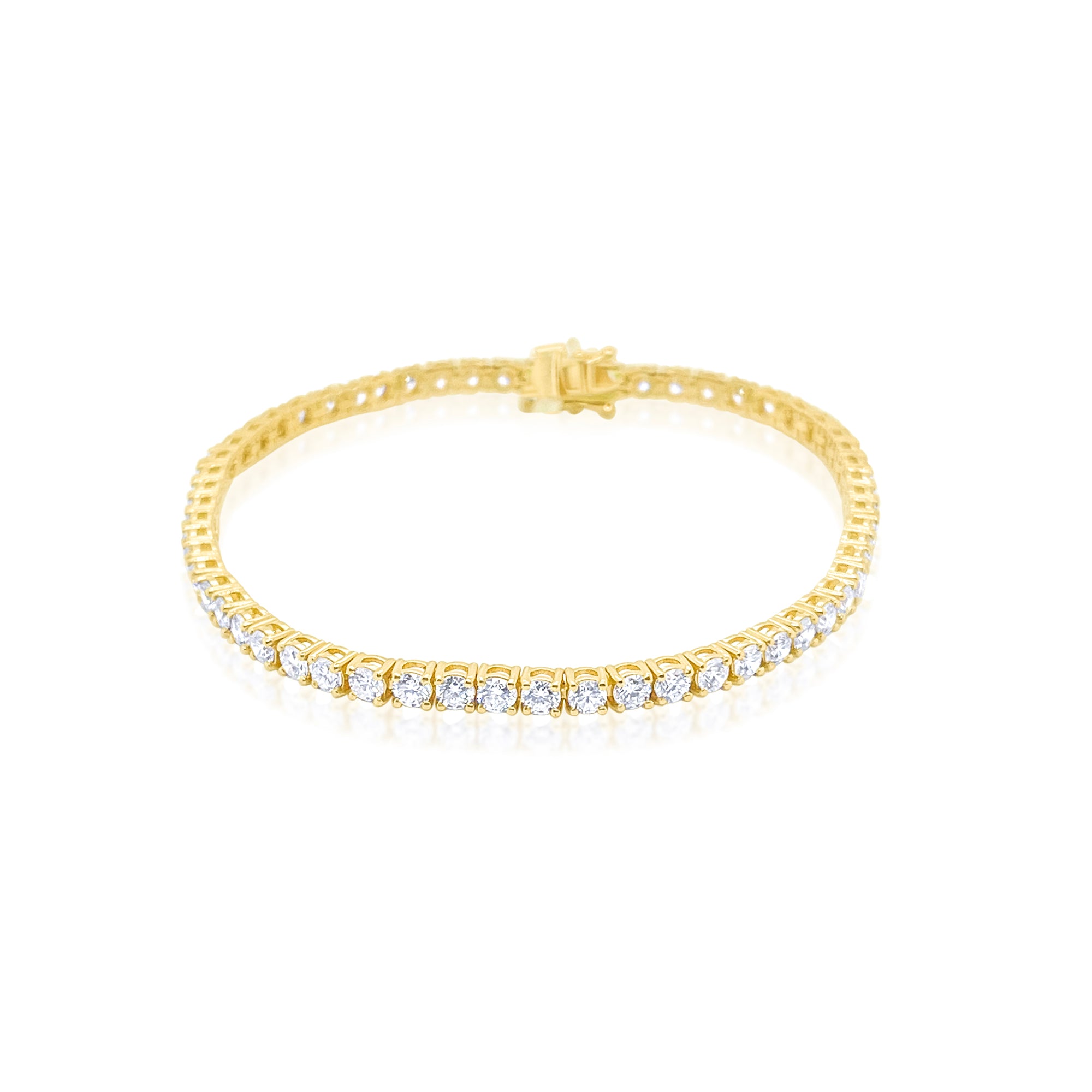 Five Carat Yellow Tennis Bracelet