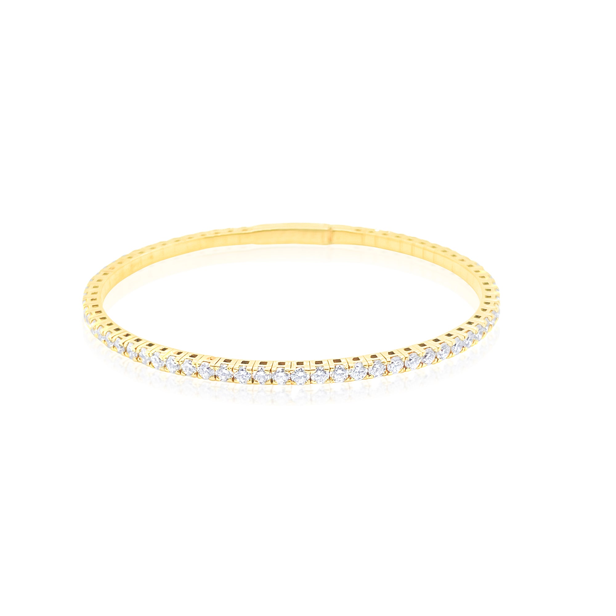 Stretchy Yellow Tennis Bracelet