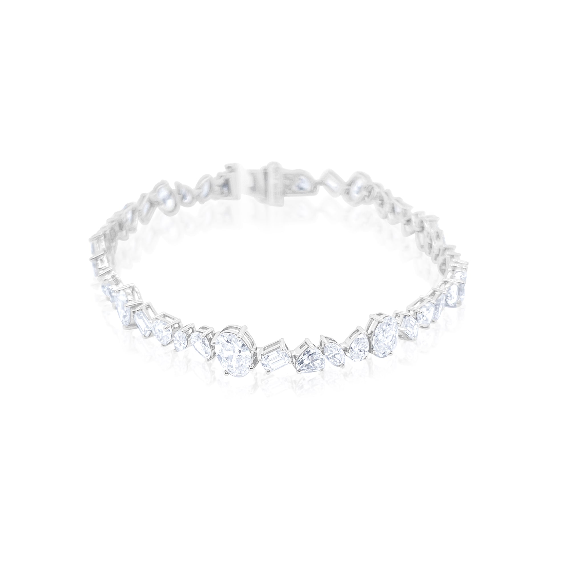 Mixed Stone Tennis Bracelet
