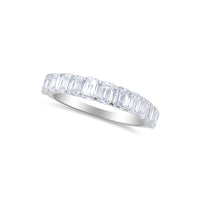 Eternity Band Ring | Emerald Cut 1.5ct LAB Diamond