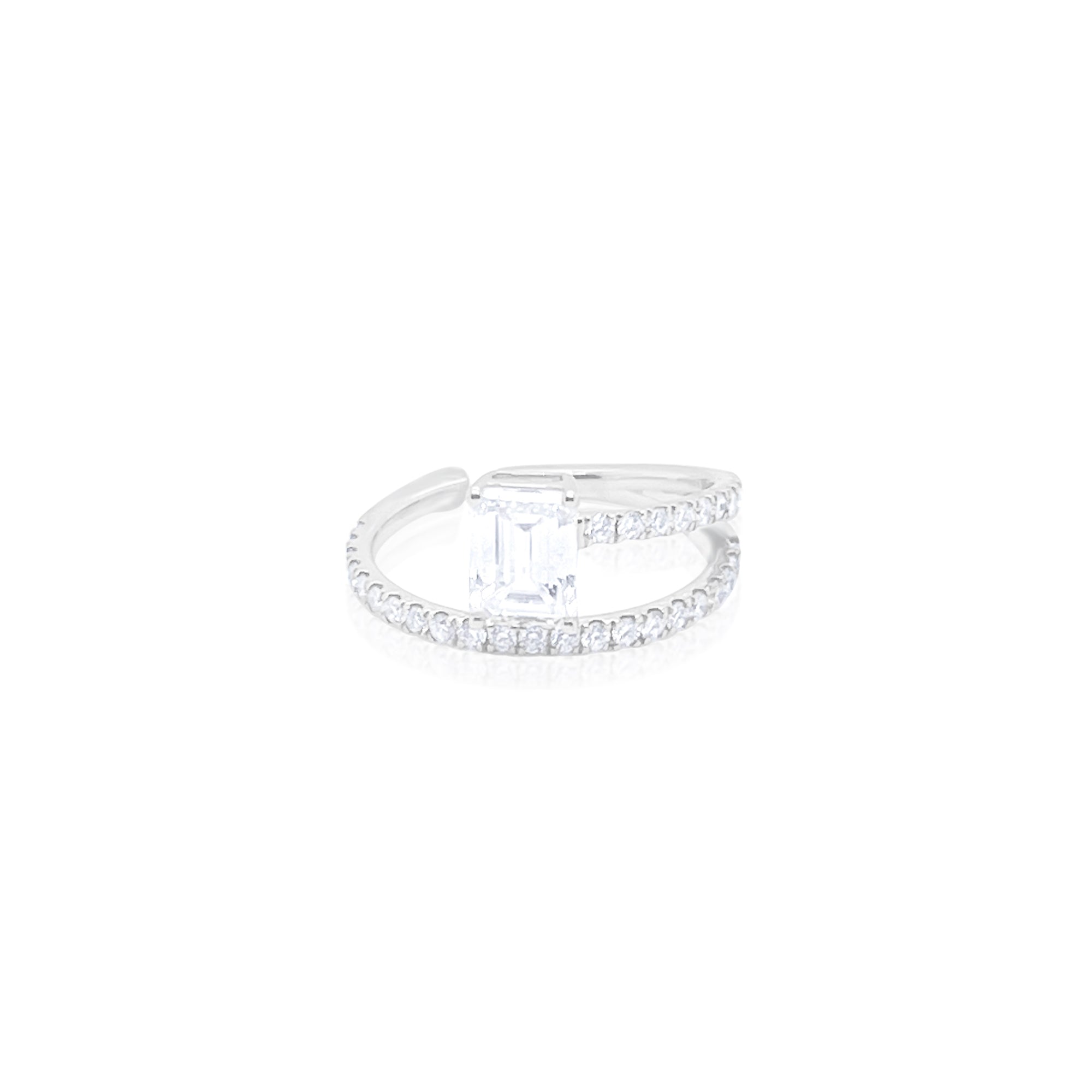 Solitaire Twist Ring