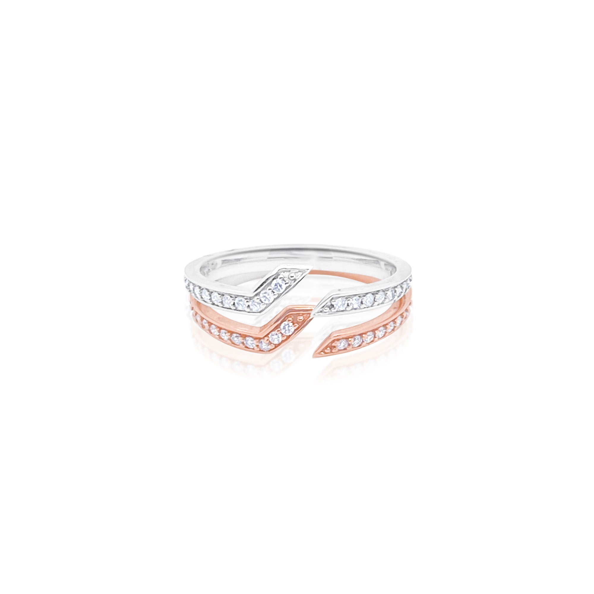 Two Tone Pink Ring