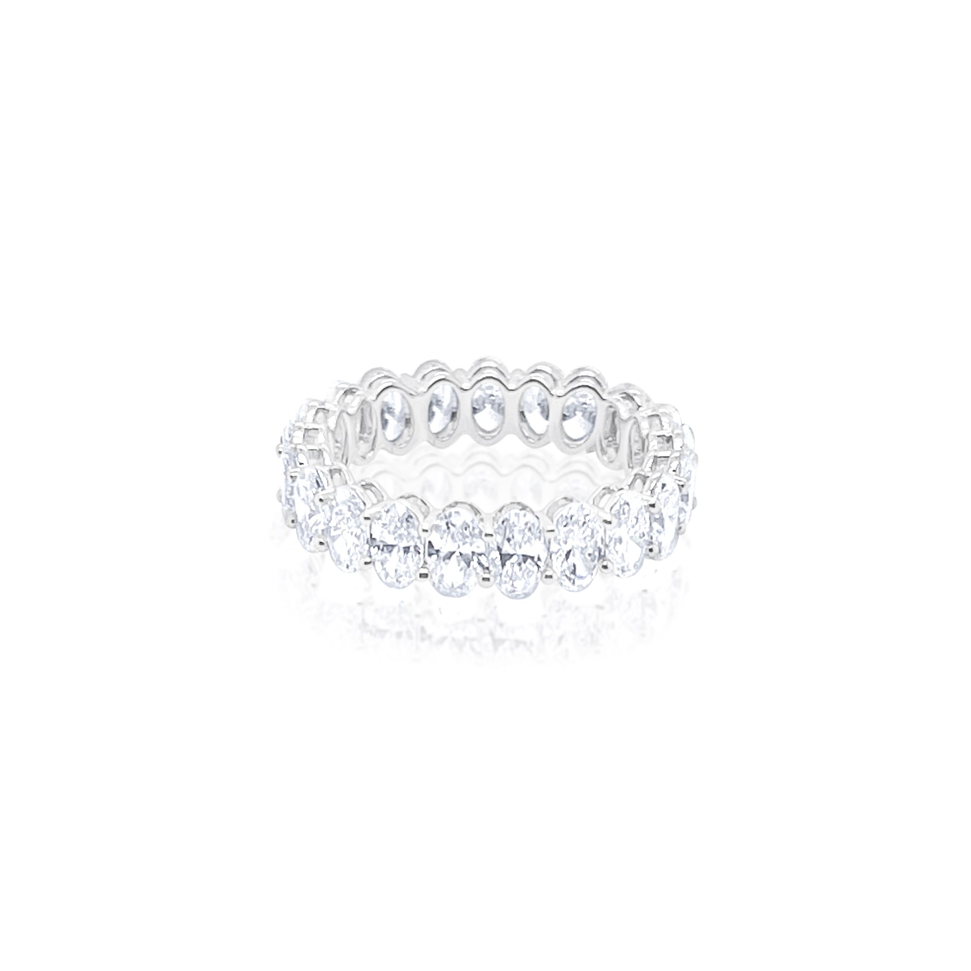 Four Carat Oval Eternity Band