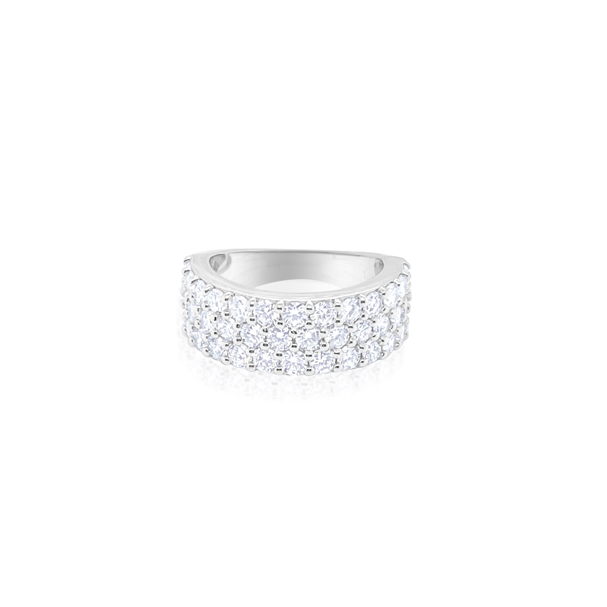 Diamond Cluster Ring