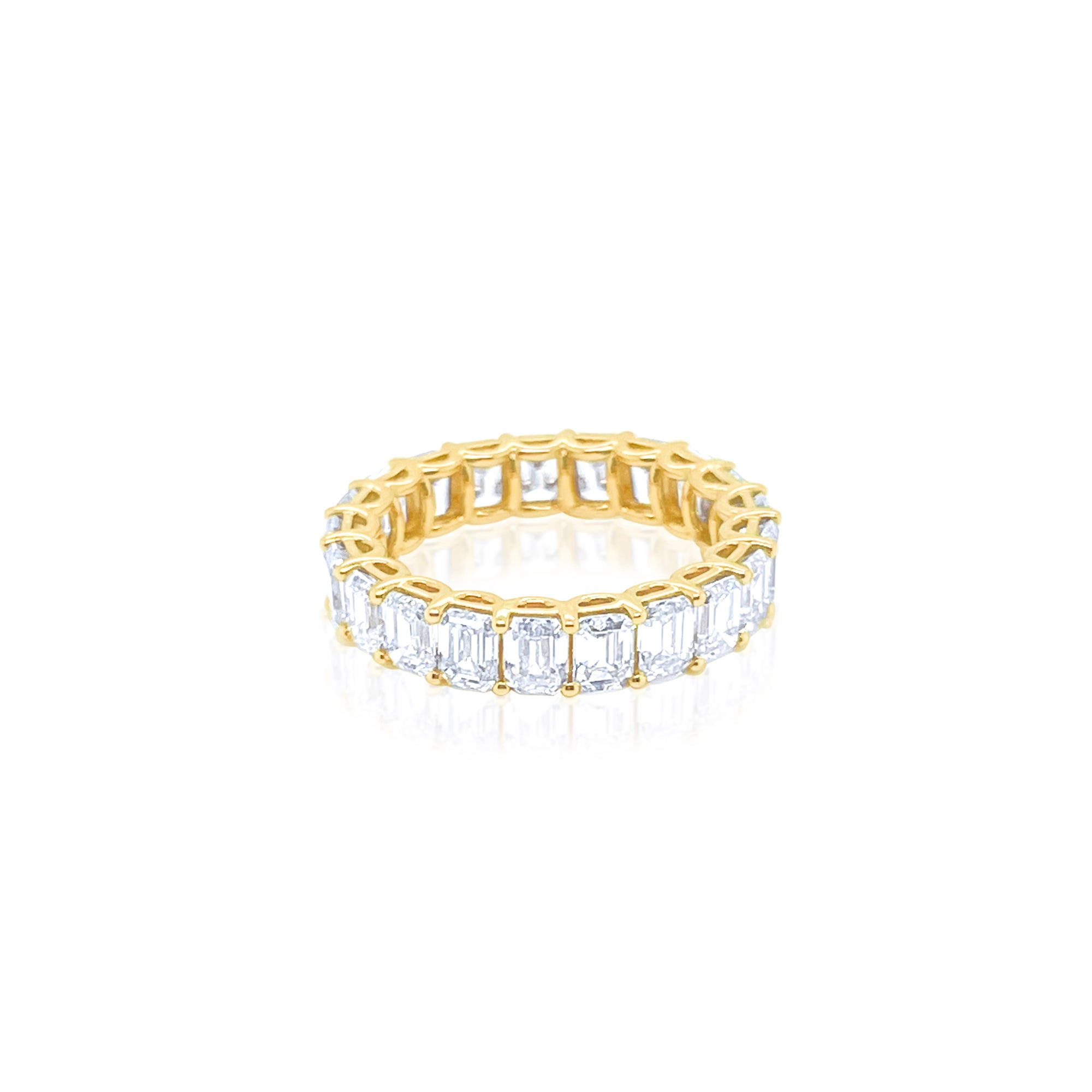 Five Carat Emerald Eternity Band