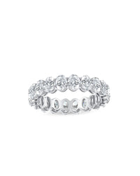 Eternity Band Ring | Oval Cut 2ct LAB Diamond