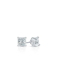 Studs Earrings | Princess Cut 2ct LAB Diamond