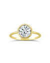 Round Diamond Solitaire Bezel Set