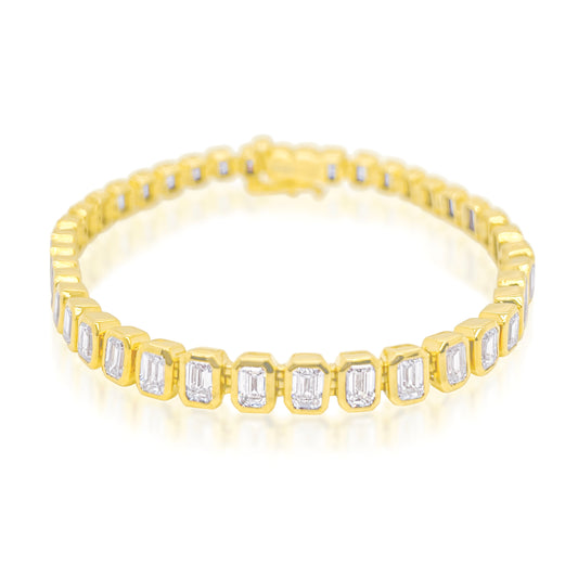 10 Carat Tennis Bracelet | Emerald LAB Diamond