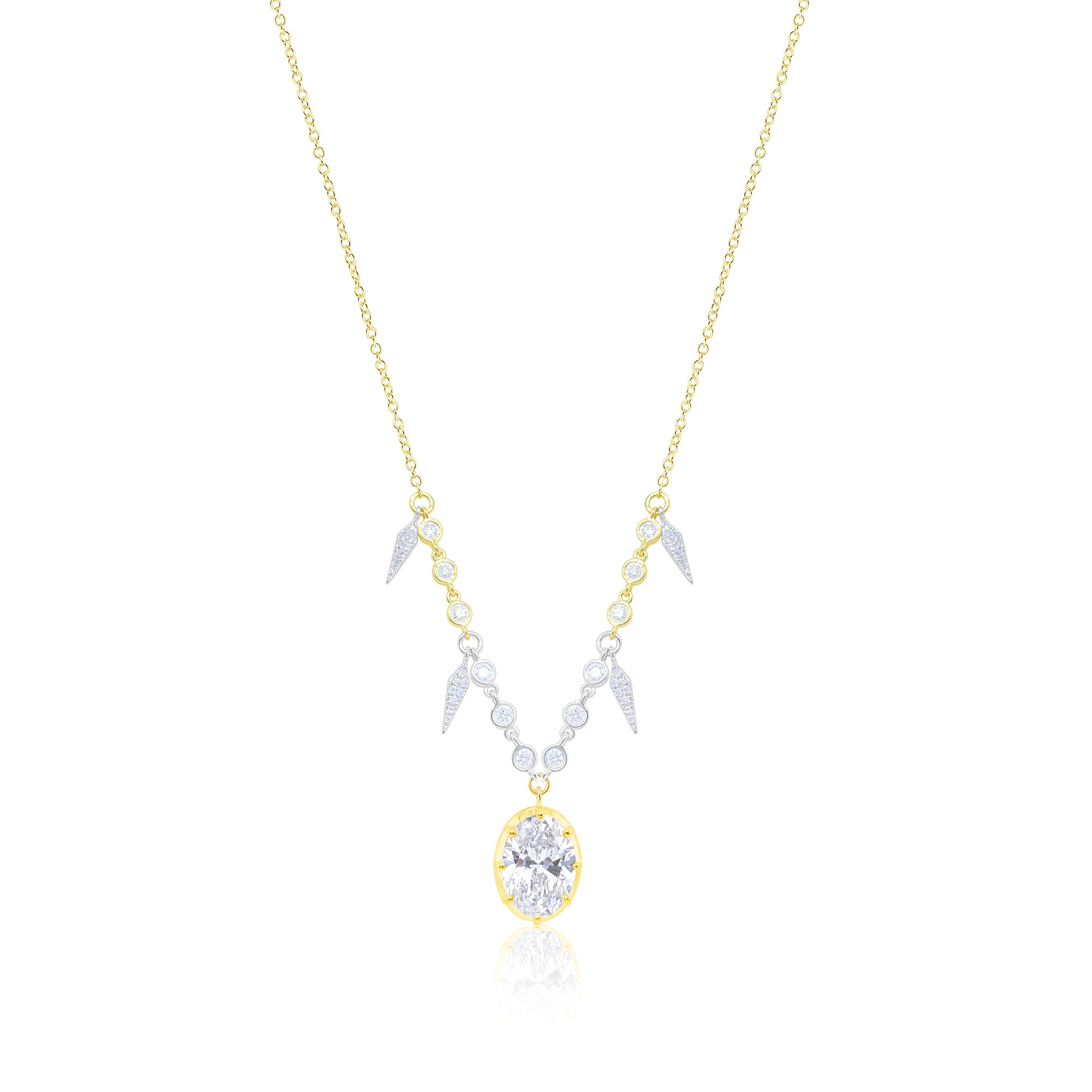 Oval Drop Necklace