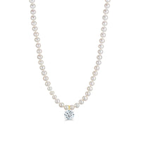 Pearl and Diamond Necklace