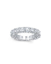 Eternity Band Ring | Ascher Cut 7.8 ct LAB Diamond