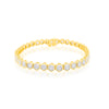 Bezel Set Lab Tennis Bracelet
