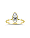 Marquise Diamond Solitaire Bezel Set
