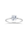 Solitaire Ring | Cushion Cut 1ct LAB Diamond