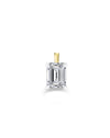 Emerald Cut Necklace Charm