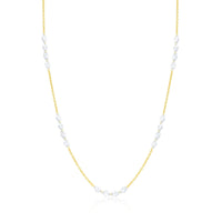 Drilled Lab Grown Diamond Necklace