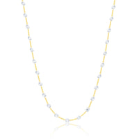 Drilled Lab Grown Diamond by the Yard Necklace