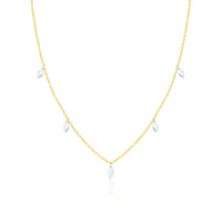 Drilled Fringe Lab Grown Diamond Necklace
