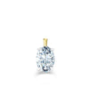 Oval Cut Cut Necklace Charm