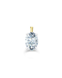 Oval Cut Cut Necklace Charm