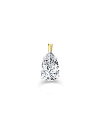 Pear Cut Cut Necklace Charm