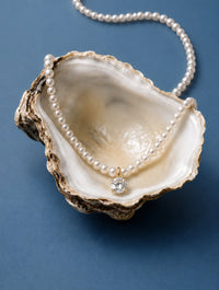 Pearl and Diamond Necklace