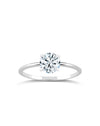 Solitaire Ring | Round Cut 1ct LAB Diamond