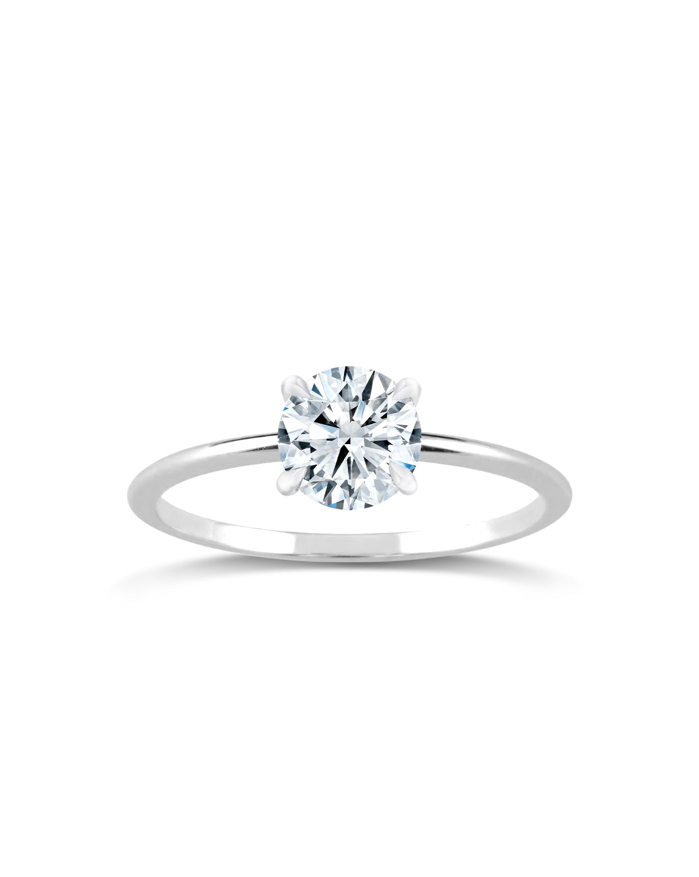 Solitaire Ring | Oval Cut 1ct LAB Diamond