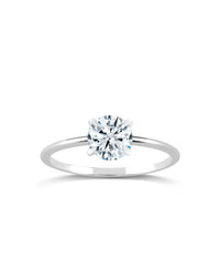 Solitaire Ring | Oval Cut 1ct LAB Diamond