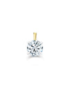 Round Cut Necklace Charm