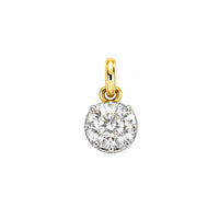 Round Cut 14kt Lab Grown Diamond Charm 1.00 ct